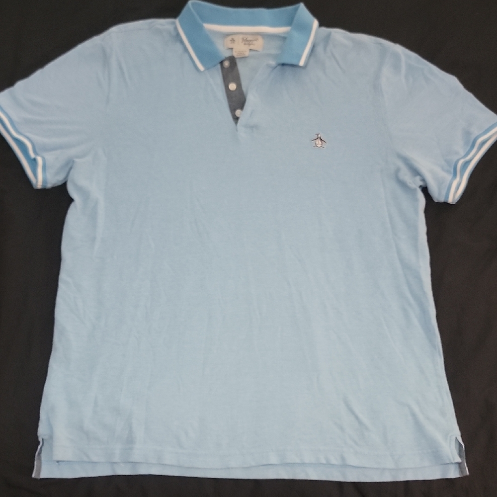 Original Penguin Light Blue Polo Shirt